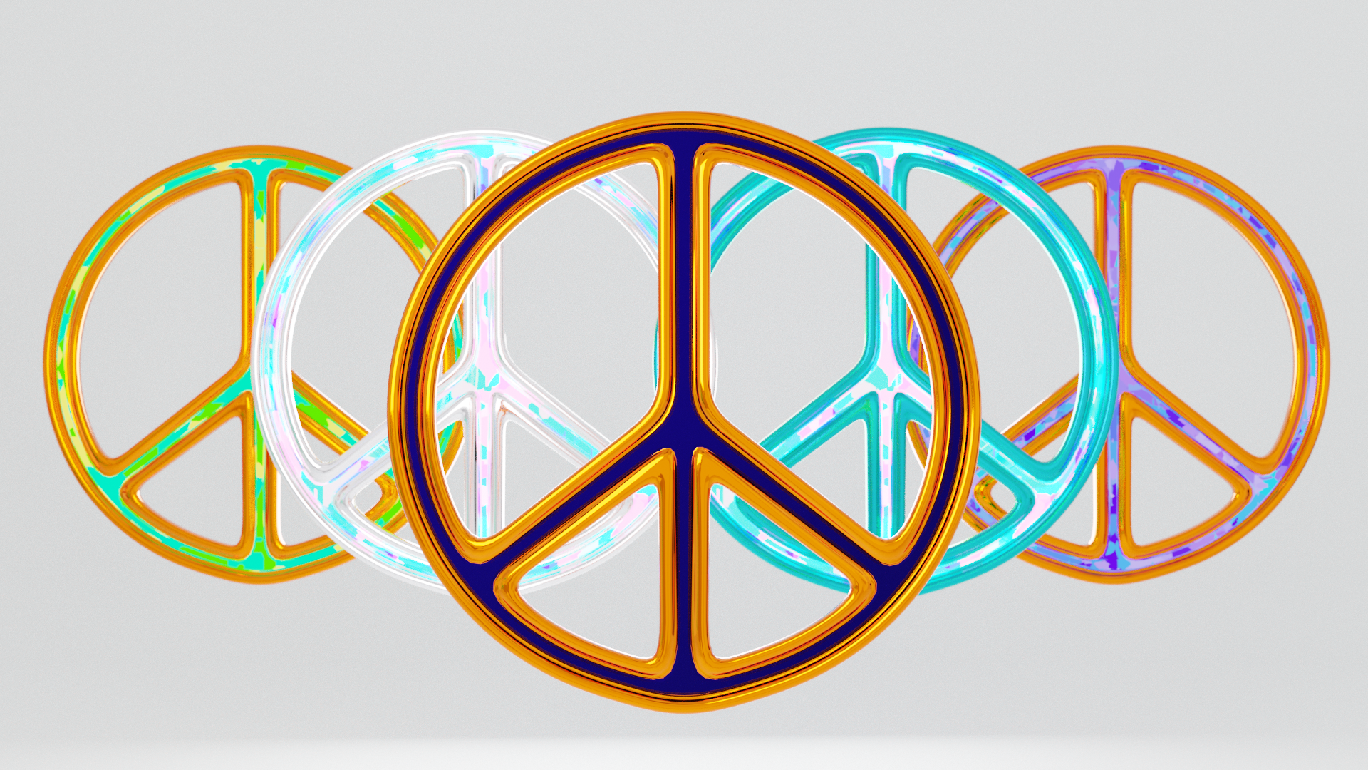 Peace Sign + 5 color options! preview image 3